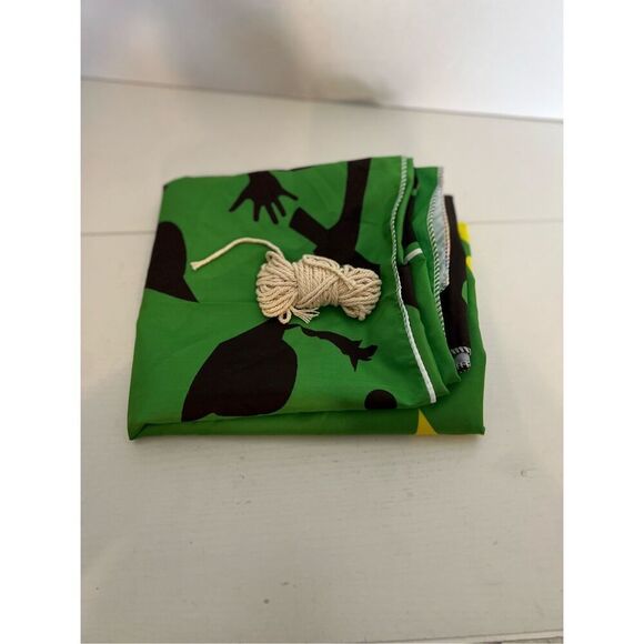 Congratulations Graduate Decorations Party Backdrop Large Banner Green 70X43 - Picture 8 of 8